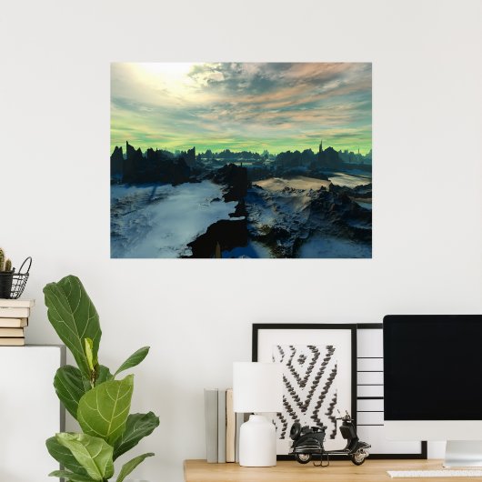 Poster Isolement v.2 (Bureau à domicile)