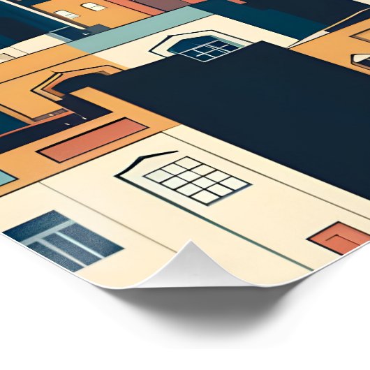 Poster Ispahan en graphisme (Coin)