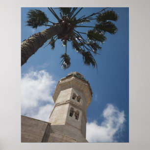 Poster Israël, Cisjordanie, Bethléem, Mosquée d'Omar