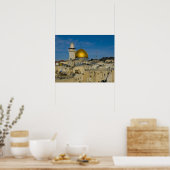 Poster Israël, Jérusalem, Dôme du Rocher (Cuisine)