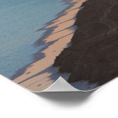 Poster Israël, mer Morte, Ein Bokek, mer Morte, crépuscul (Coin)