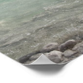 Poster Israël, mer Morte, paysage marin (Coin)