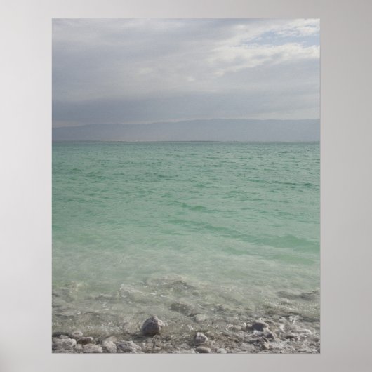 Poster Israël, mer Morte, paysage marin (Devant)