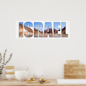 Poster Israël photo texte (Cuisine)