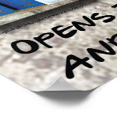 Poster Israël - portes et fenêtres (Coin)