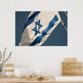 Poster Israeli Flag (Cuisine)