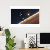 Poster ISS à l'aventure (Bureau à domicile)