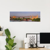 Poster Istanbul au crépuscule (Bureau à domicile)