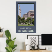 Poster Istanbul Sainte-Sophie (Bureau à domicile)