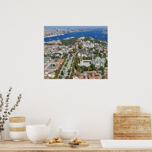 Poster : Istanbul - Sultanahmet et Bosphore (Cuisine)