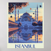 Poster Istanbul, Turkey travel (Devant)