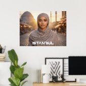 POSTER ISTANBUL - TURQUIE (Bureau à domicile)