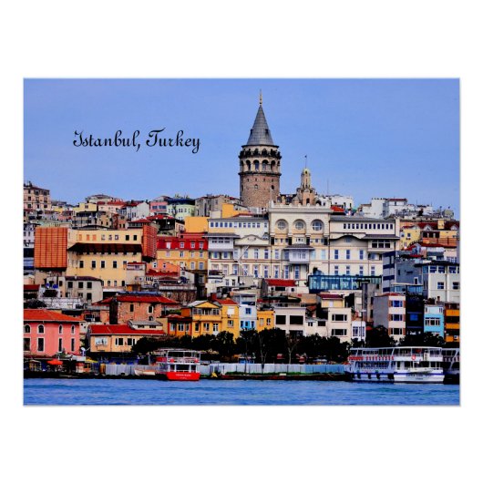 Poster Istanbul, Turquie (Devant)