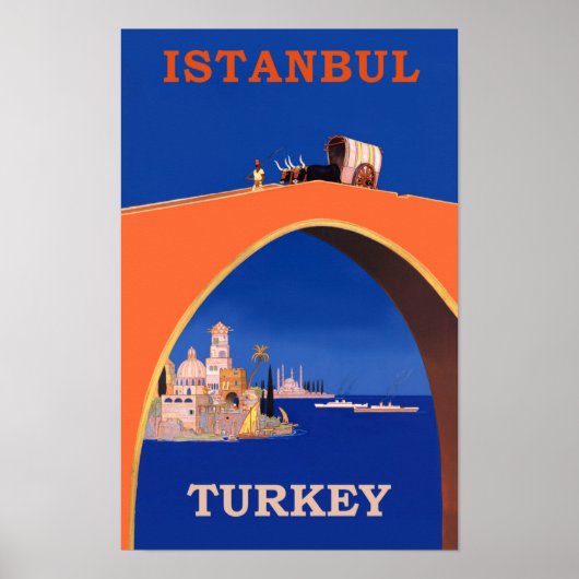 Poster Istanbul, Turquie (Devant)