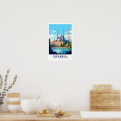 Poster Istanbul Turquie Imprimer (Cuisine)