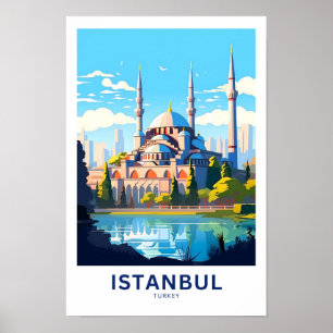 Poster Istanbul Turquie Imprimer
