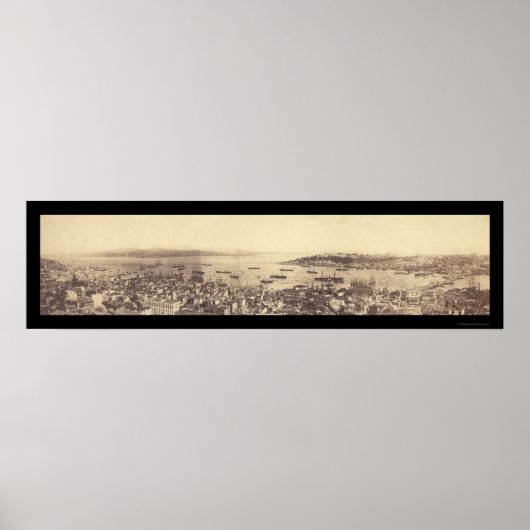 Poster Istanbul Turquie Photo 1876 (Devant)