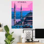 Poster Istanbul Turquie Sainte-Sophie Architecture (Bureau à domicile)