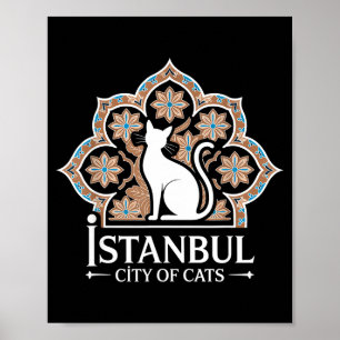 Poster Istanbul Ville Des Chats Patrimoine Turc Hagia Sop