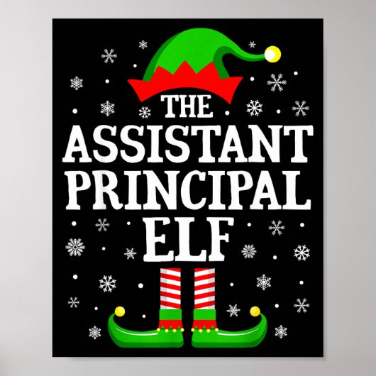 Poster Istant Principal Elf Funny Christmas Family Matchi (Devant)