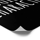 Poster It Builds Character. Funny Dad Quotes And Sayings  (Coin)