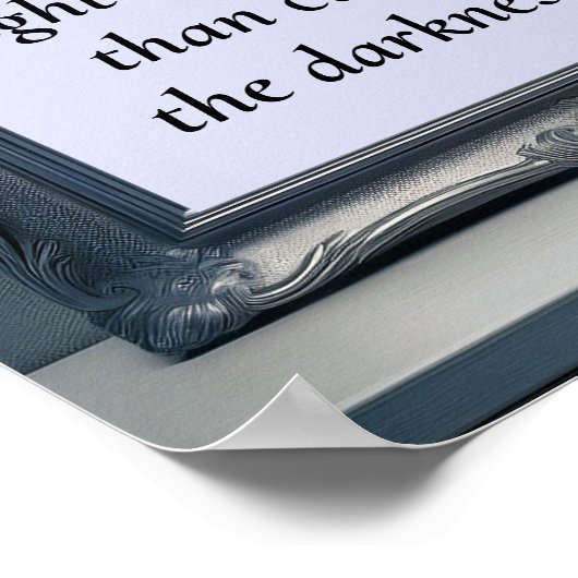 Poster It is better to light a candle (Coin)