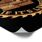 Poster It’s Not Hoarding If It’s Lumber Funny Woodworking (Coin)