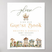 Poster It Takes a Village Guest Book Sign (Devant)