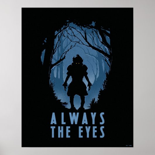 Poster IT Toujours La Silhouette De La Forêt Des Yeux (Devant)