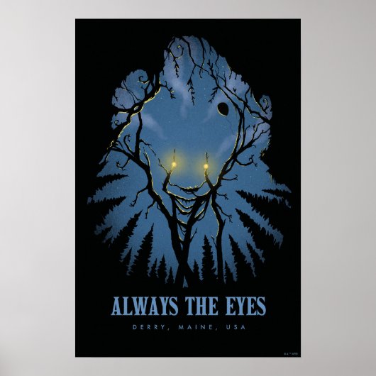 Poster IT Toujours Les Yeux Arbres Paréidoliques Tops (Devant)