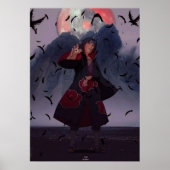 Poster Itachi uchiha Akatsuki (Devant)