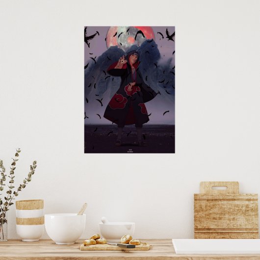 Poster Itachi uchiha Akatsuki (Cuisine)