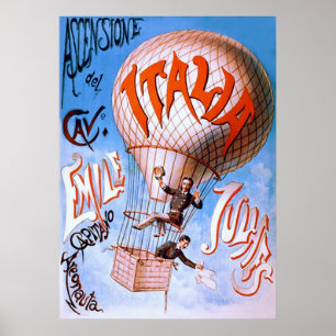 Poster Italia ~ Publicité Vintage