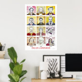 Poster Italiaanse componisten (Thuiskantoor)