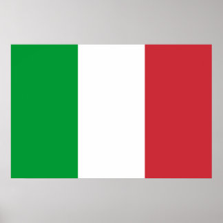 Poster: Italiaanse vlag Poster
