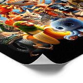 Poster Italian Brainrot Characters Funny Meme Pular Trend (Coin)