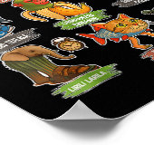 Poster Italian Brainrot Meme Funny All Brainrot Animals H (Coin)