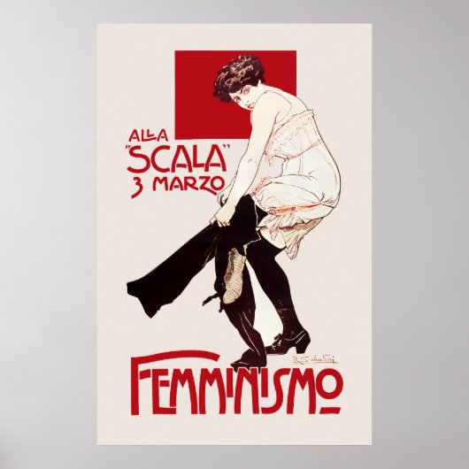 Poster ITALIAN FEMINISM c. 1920 (Devant)