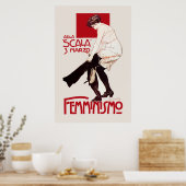 Poster ITALIAN FEMINISM c. 1920 (Cuisine)