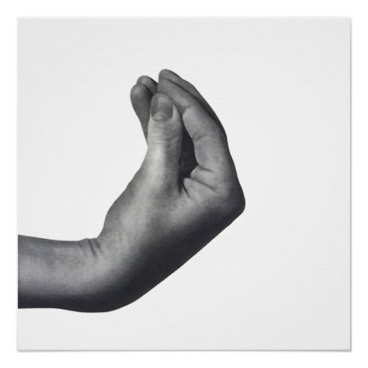 Poster Italian Hand (Devant)