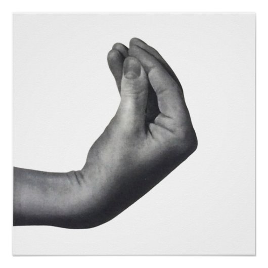 Poster  Italian Hand (Devant)