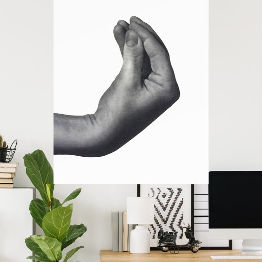 Poster Italian Hand (Bureau à domicile)