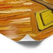 Poster Italian Playing Cards - Cavalier of Coins Briscola (Coin)