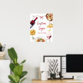 Poster Italian That's Amore Bridal Shower Custom Sign (Bureau à domicile)