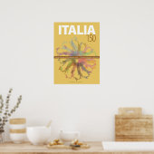 Poster Italie 150e anniversaire de l'unification (Cuisine)