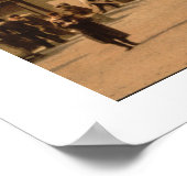 Poster Italie, 19ème siècle Naples scène de rue (Coin)