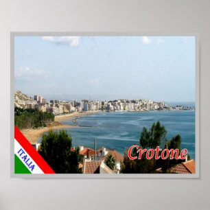 Poster Italie - Calabre - Crotone -