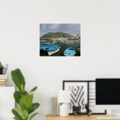 Poster ITALIE, Campanie, (Baie de Naples), ISCHIE, FORIO  (Bureau à domicile)