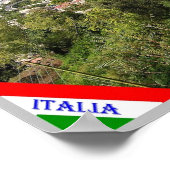 Poster Italie - Campanie - Capri - Le Funiculaire - (Coin)