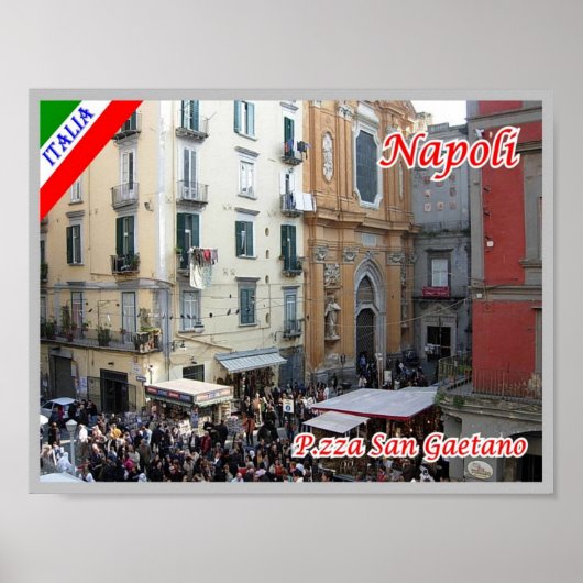Poster Italie - Campanie - Naples - (Devant)